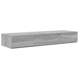 Studio Desk Grey Sonoma 152 x 40 x 19.5 cm Engineered Wood 8006673