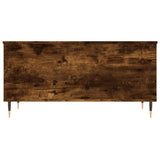 Coffee Table Smoked Oak 90x44.5x45 cm Engineered Wood 830969