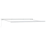 Retractable Awning Multicolour 500 x 300 cm Fabric and Metal 3331309