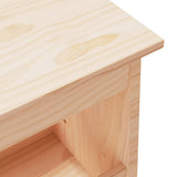 Hall Bench 100x28x45 cm Solid Wood Pine 837382