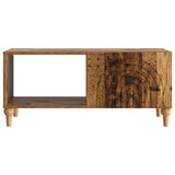 Coffee Table Old Wood 90 x 50 x 40 cm Engineered Wood 894273