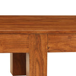 ZNTS Coffee Table Solid Acacia Wood Honey Finish 100x50x30 cm 245655