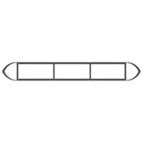 Raised Garden Bed Anthracite 300 x 40x 40 cm Steel 8011728