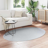Area Rugs Oval HUARTE Grey 120 x 170 cm 100% Polyester 4103637