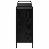Sideboard Black Oak 98.5 x 33 x 81 cm Engineered Wood 8013836