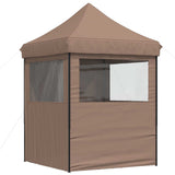 Party Tent Folding Brown 200 x 200 x 306 cm Oxford Fabric 42023537