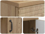 Desk with Shelf Artisan Oak 142.5 x 50 x 75 cm Engineered Wood 3414611