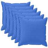 Cushion with Pillow HOUTEN 6 pcs Royal Blue Polyester 935282