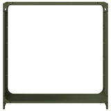 Firewood Rack Olive Green 90x28x90 cm Cold-rolled steel 864218