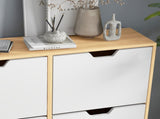 Shoe Storage Cabinet, 4 Flip Drawers, Shoe Organizer for 16 Pairs of Shoes, Natural T3398P329969