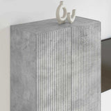 TV Wall Cabinet Wall-mounted Concrete Grey 59.5 x 31 x 100 cm 892372