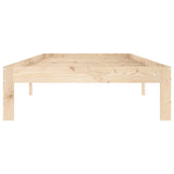 Bed Frame without Mattress Solid Wood Pine 90x200cm 810350