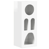 Sideboard High Gloss White 40 x 35 x 100.5 cm Engineered Wood 891308