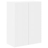 TV Wall Cabinet White 59.5 x 31 x 80 cm Engineered Wood 892359