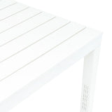 Garden Set White Plastic Medium Durable Garden Set Square 48777