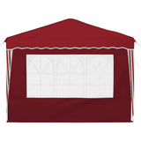 Pop-up Party Tent 288 x 288 x 245 cm Burgundy Oxford Fabric 42019763