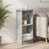 Side Cabinet Concrete Grey Engineered Wood 899837