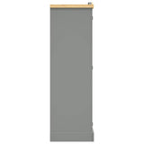 Wardrobe Mexican Pine Corona Range 3 Doors Grey 282621