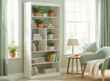 Bookcase, 6-Tier Bookshelf with Open Storage Shelves, Cubes, 180 cm Tall Display Shelf with T3398P550303