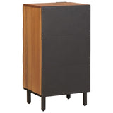 Sideboard Acacia Brown Finish 40 x 33 x 75 cm Solid Mango Wood 4017924