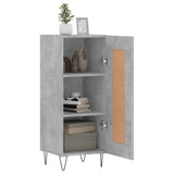Sideboard Concrete Grey 34.5x34x90 cm Engineered Wood 830440
