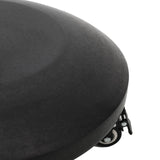Granite Parasol Base with Wheels for 40-50 mm Pole 29 kg Black 42034377