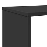 Book Cabinet Black 132x29x141.5 cm Engineered Wood 3310308