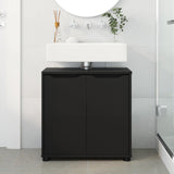 Bathroom Basin Cabinet Black 60 x 30 x 60 cm Engineered Wood 888748