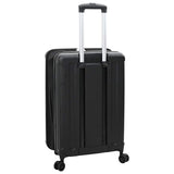Suitcase Folding with Lock Black 34 x 23 x 55.5 cm ABS Plastic 42006226