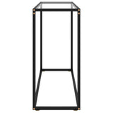 Console Table Transparent 100x35x75 cm Tempered Glass 322811