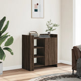 Sideboard Brown Oak 73.5x35x75 cm Engineered Wood 848408
