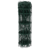 Garden Border Fence Powder-coated Iron 25x0.65 m 141074