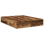 Storage Bed Frame with Drawer Old wood 236.5 x 150 x 31.5 cm 3335651