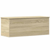 Storage Box Sonoma Oak 90x35x35 cm Engineered Wood 840683
