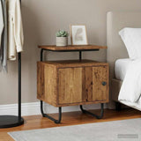 Bedside Cabinet Old Wood 40 x 36.5 x 50 cm Engineered Wood 8007643