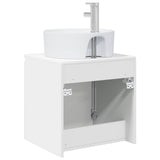Wall-Mounted Sink Vanity White 49.5 x 44.5 x 65 cm 890432