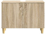 Bathroom Sink Cabinet ARNHEM Sonoma Oak 59.5 x 31.5x 59 cm 896567