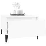Side Tables 2 pcs High Gloss White 50x46x35 cm Engineered Wood 819521