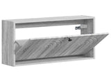 Wall-Mounted Shoe Cabinet ALKMAAR 71 x 17 x 43 cm Grey Sonoma 896191