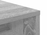 Lowboard with Drawer Grey Sonoma 87 x 27.5 x 43 cm 8000585