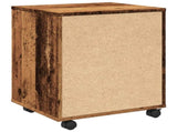 Rolling Cabinet Old Wood 45x38x54 cm Engineered Wood 856654