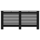 288189 Radiator Cover Black 172x19x81,5 cm MDF