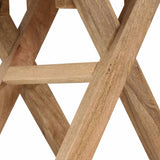 244952 Side Table Solid Mango Wood 65x40x76 cm