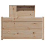 Bookcase Bed without Mattress 90x200cm Solid Wood Pine 3322451