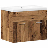 Bathroom Cabinet with Drawer Wall-mounted Engineered Wood 3332539