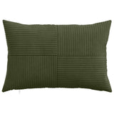 Cushion Cover 6 pcs ALMELO Green 50 x 75 cm Corduroy 915130