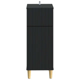 Bathroom Storage Cainet ARNHEM Black 30 x 31 x 80 cm 896606