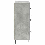 Drawer Cabinet Concrete Grey 66 x 34.5 x 89.5 cm 894838