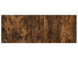 Wall-Mounted Headboard BREDA Smoked Oak Engineered Wood 897640