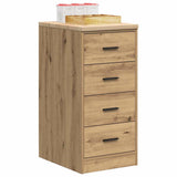 Garage Storage Cabinet Artisan Oak 40x51x85 cm Solid Wood Pine 860597